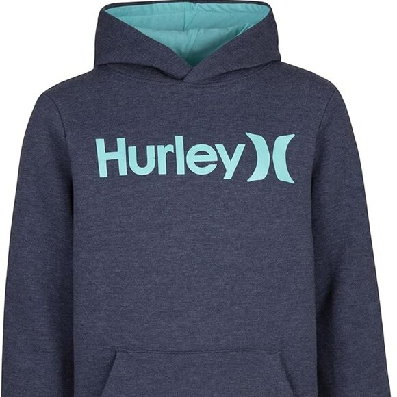 Hurley Other - NWT 2T Hurley Boys Pullover Hoodie Armory Navy Heather One & Only Fleece